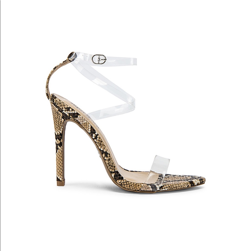 NEW REVOLVE Snake Heels